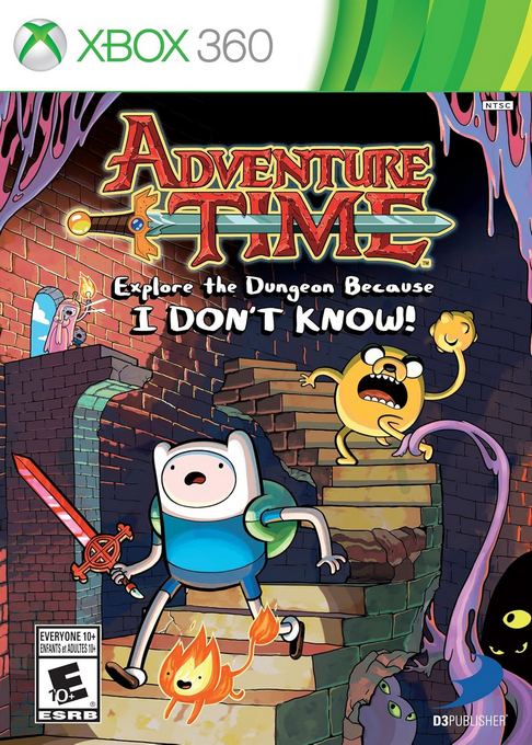 Adventure Time - Explore Le Donjon Et Pose Pas De Question ! box art