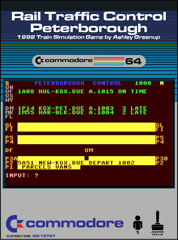 Rail Traffic Control : Peterborough box art