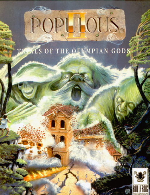 Populous 2 - Trials Of The Olympian Gods box art