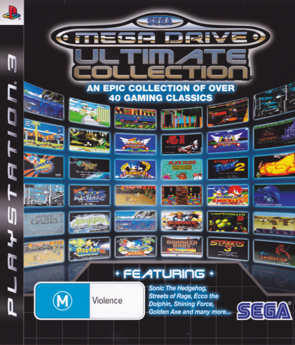 Sega Mega Drive Ultimate Collection — box-2D (AU)