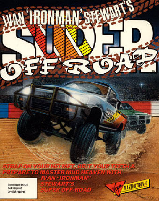 Ivan 'ironman' Stewart's Super Off Road box art