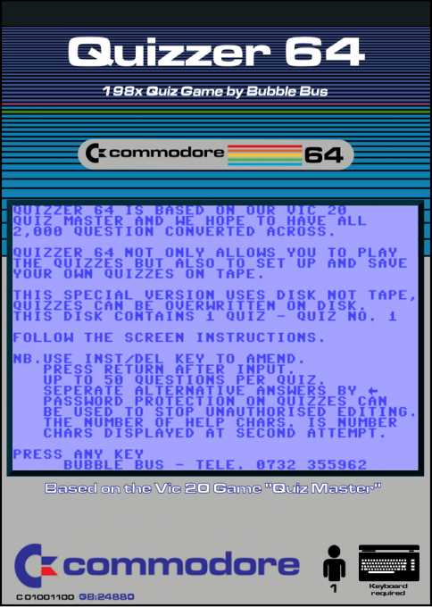 Quizzer 64 box art