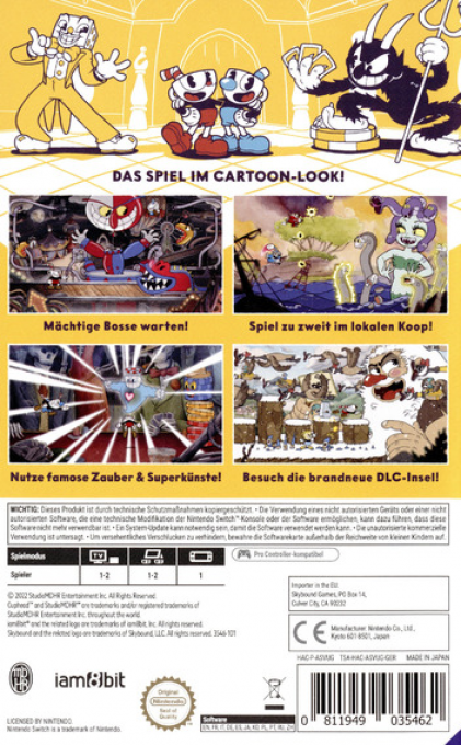 Cuphead — box-2D-back (DE)