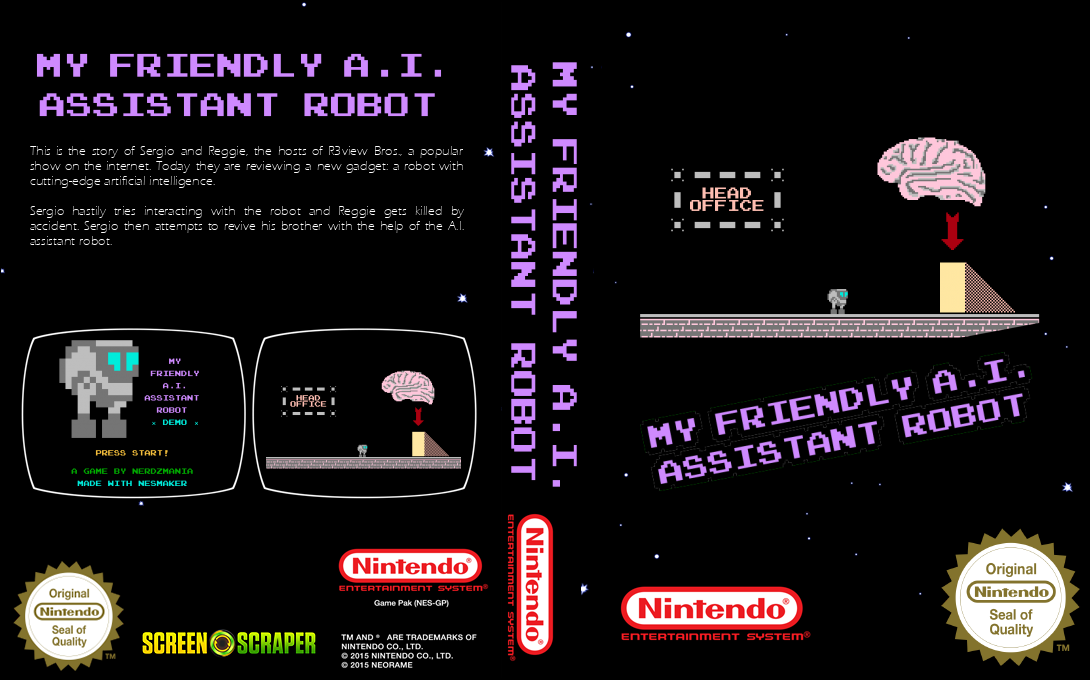My Friendly A.I. Assistant Robot — box-texture (SS)