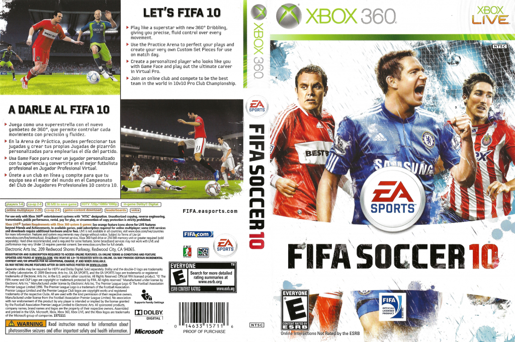 FIFA 10 - World Class Soccer — box-texture (US)