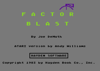 Factor Blast — sstitle (WOR)