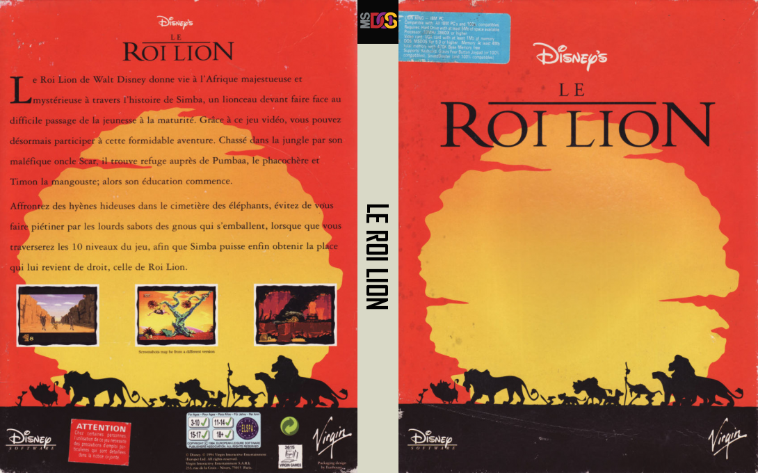 The Lion King — box-texture (FR)