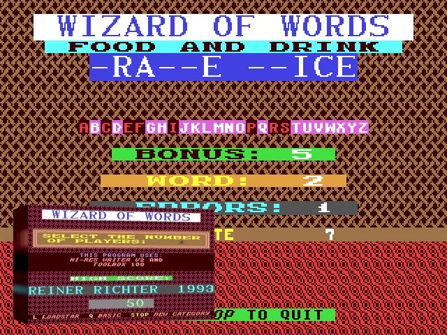 Wizard of Words — mixrbv2 (WOR)