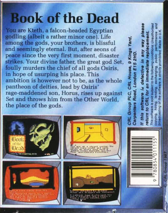 Book Of The Dead — box-2D-back (EU)