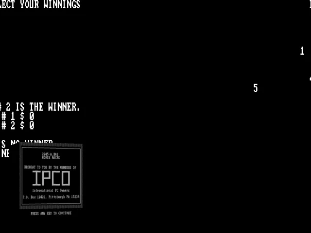 Horse Races — mixrbv2 (WOR)