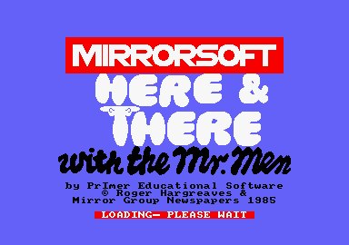 Here And There With The Mr. Men — sstitle (EU)