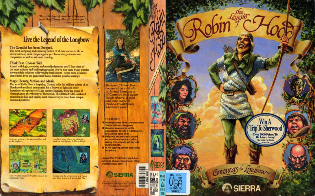 Conquests Of The Longbow - The Legend Of Robin Hood — box-texture (US)