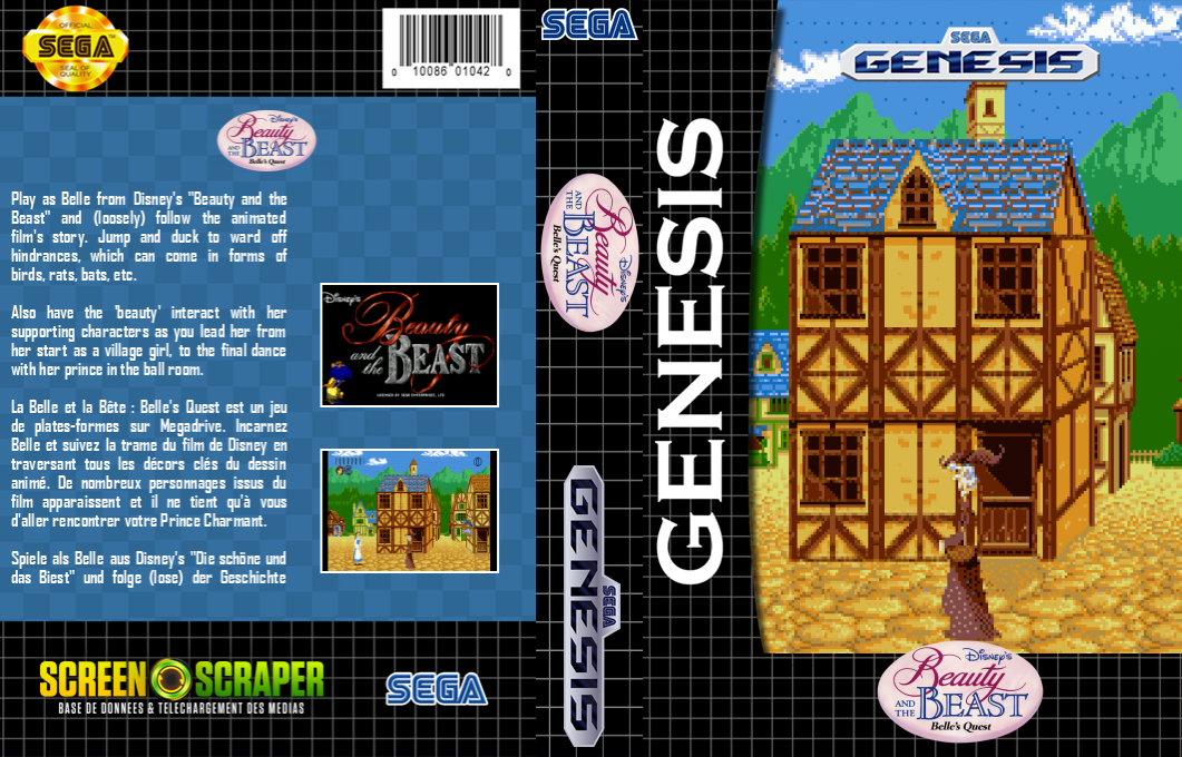 Beauty And The Beast - Belle's Quest — box-texture (SS)