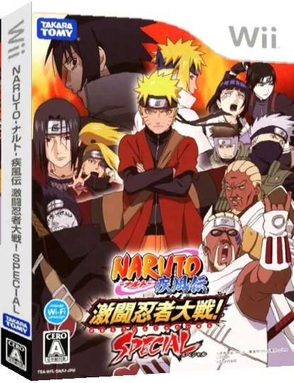 Naruto Shippuuden - Gekitou Ninja Taisen! Special — box-3D (JP)
