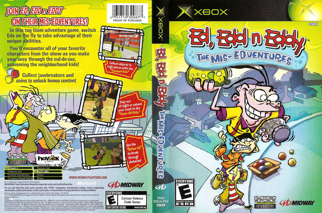 Ed, Edd n Eddy - The Mis-Edventures — box-texture (US)