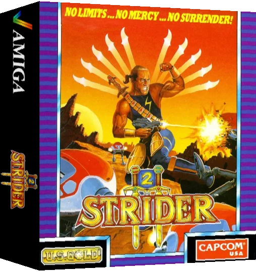 Strider II + Indiana Jones and the Last Crusade - The Action Game — box-3D (EU)