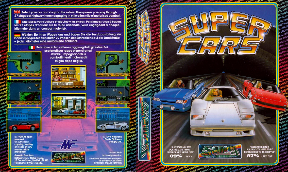 Super Cars — box-texture (EU)
