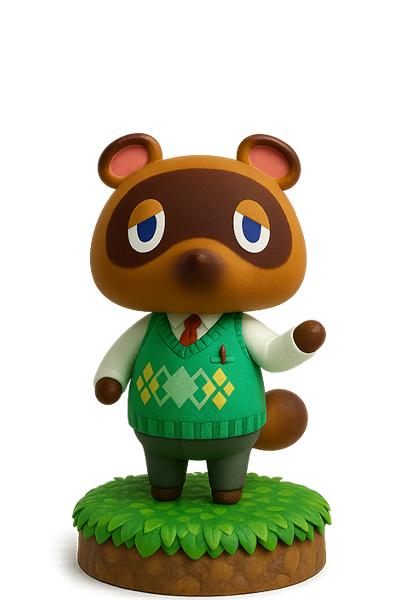 ZZZ(notgame):Animal Crossing - Let's Go to the City - Moving Van — figurine