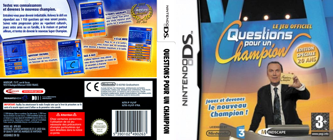 Questions Pour Un Champion - Le Jeu Officiel - Edition Speciale 20 Ans — box-texture (FR)