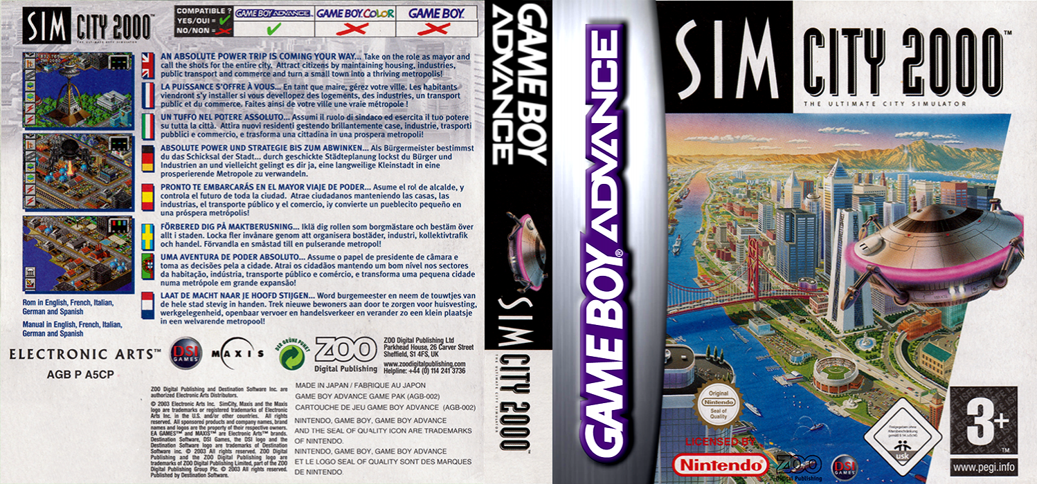 Simcity 2000 — box-texture (EU)