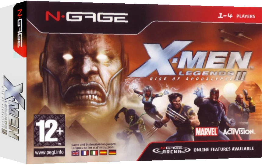 X-Men Legends 2 - Rise of Apocalypse — box-3D (EU)