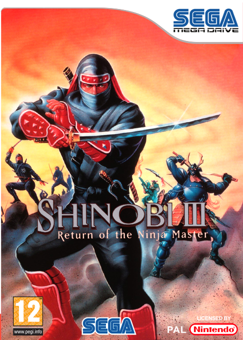 Shinobi 3 - Return Of The Ninja Master — box-2D (FR)