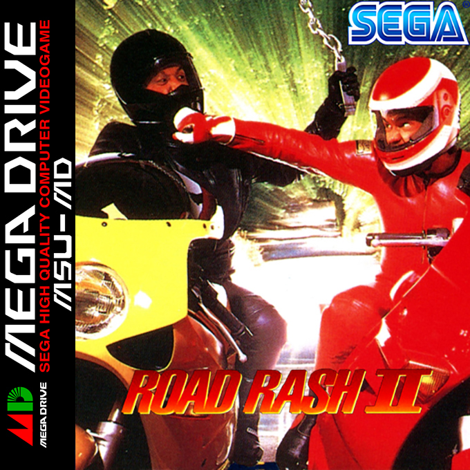 Road Rash II box art