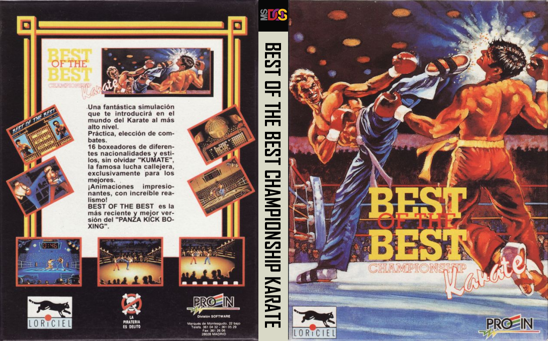 Best Of The Best Championship Karate — box-texture (SP)