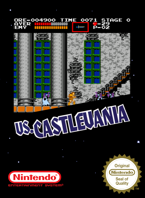 VS. Castlevania — box-2D (SS)
