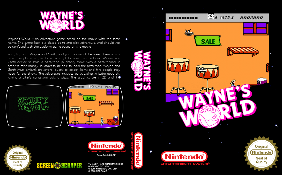 Wayne's World — box-texture (SS)