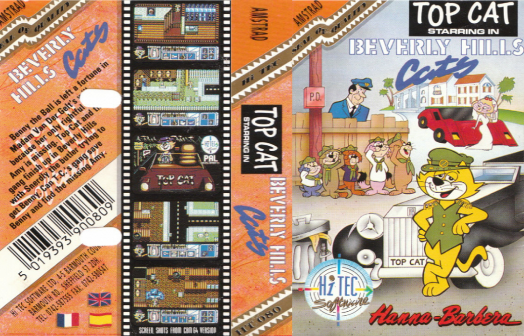 Top Cat Starring In Beverly Hills Cats — box-texture (EU)