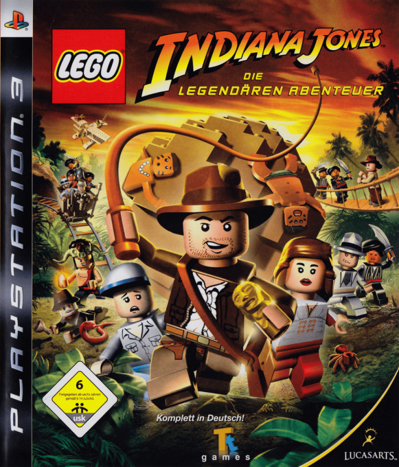 LEGO Indiana Jones - The Original Adventures — box-2D (DE)