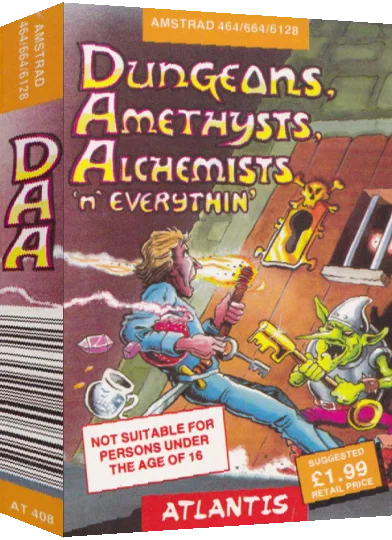 Dungeons, Amethysts, Alchemists 'n' Everythin' — box-3D (EU)