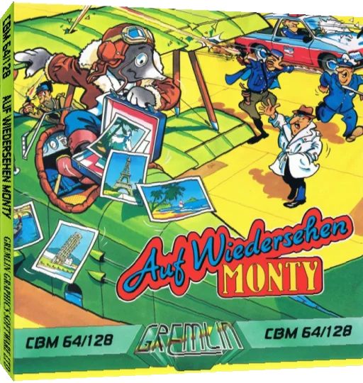 Auf Wiedersehen Monty — box-3D (EU)