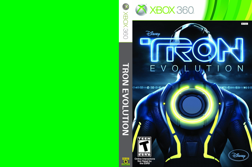 Disney Tron - Evolution — box-texture (US)