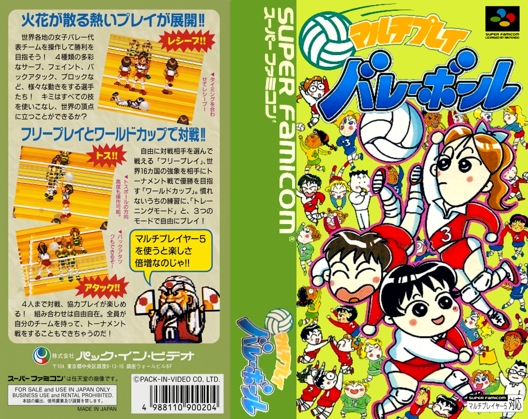 Multi Play Volleyball — box-texture (JP)