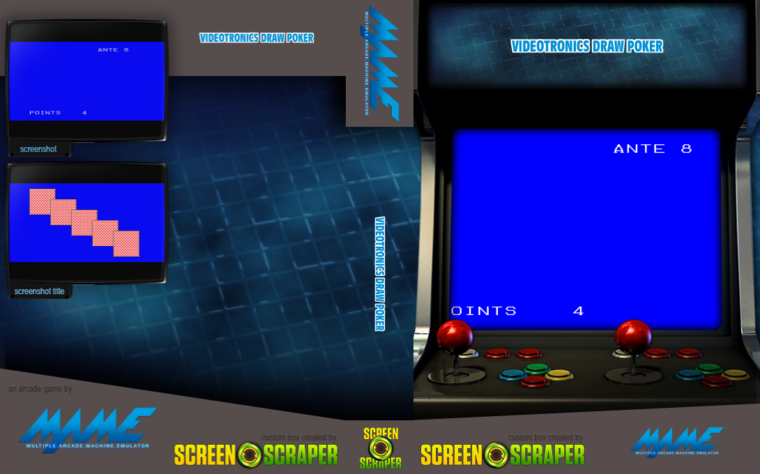 Videotronics Draw Poker — box-texture (SS)