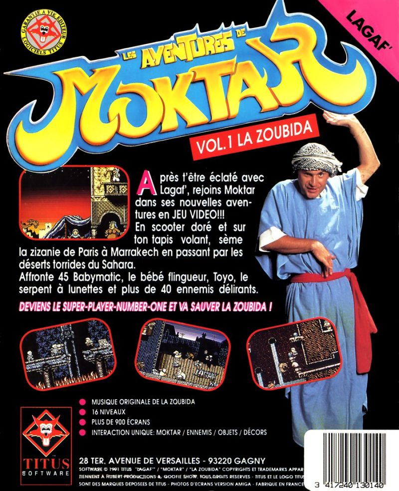 Lagaf': Les Aventures de Moktar - Vol 1: La Zoubida — box-2D-back (FR)