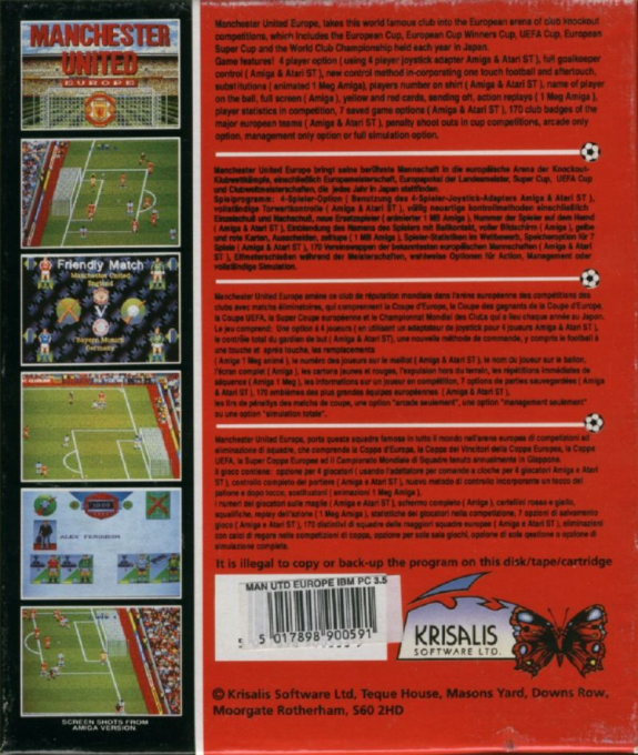 Manchester United Europe — box-2D-back (EU)