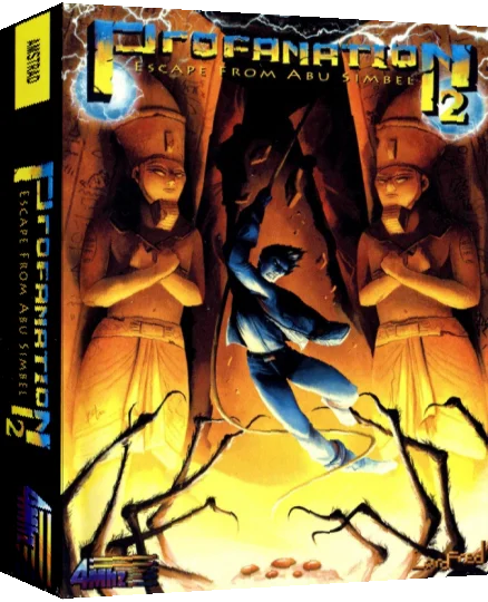 Profanation 2 - Escape From Abu Simbel — box-3D (SP)