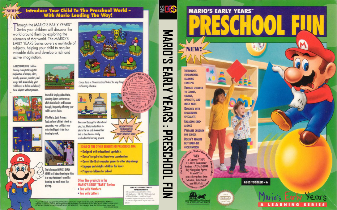 Mario's Early Years - Preschool Fun — box-texture (US)