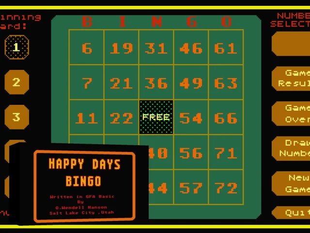 Happy Days Bingo — mixrbv2 (WOR)