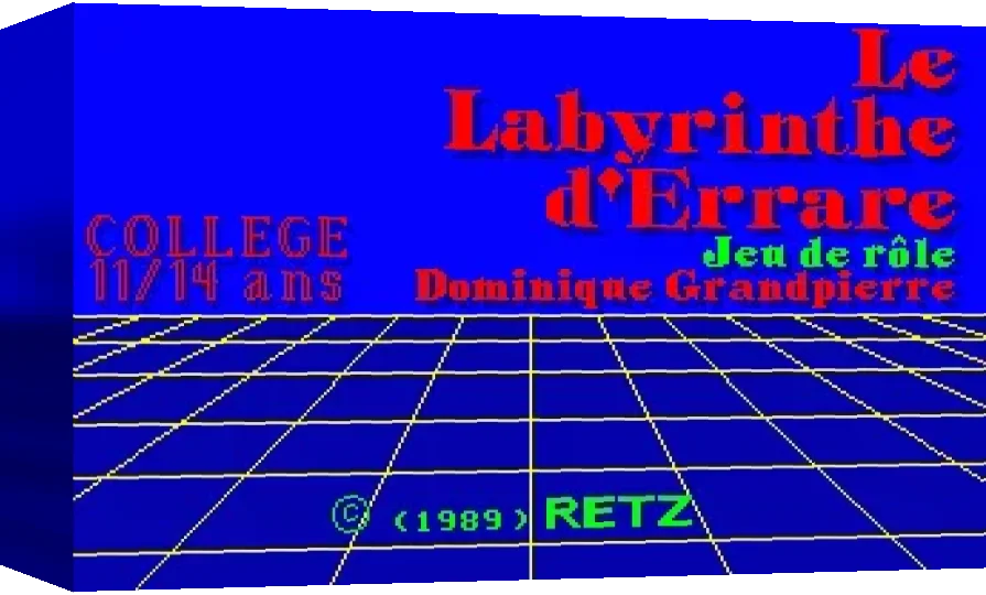 Labyrinthe d'Errare, Le — box-3D (FR)