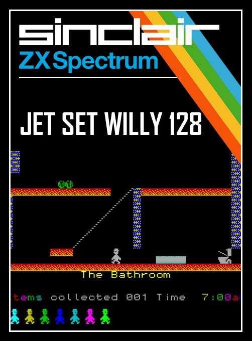 Jet Set Willy 128 box art