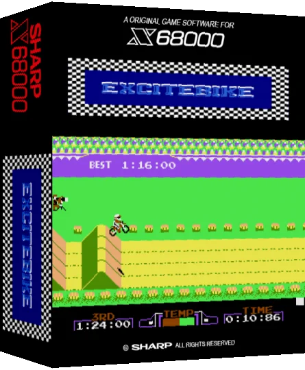 Excitebike — box-3D (SS)