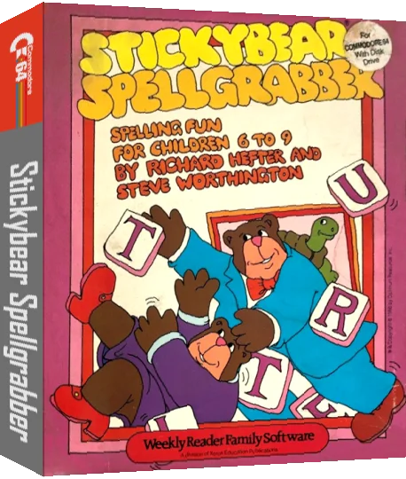 Stickybear Spellgrabber — box-3D (US)
