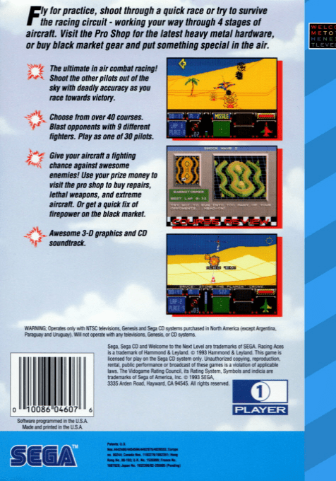Racing Aces — box-2D-back (US)