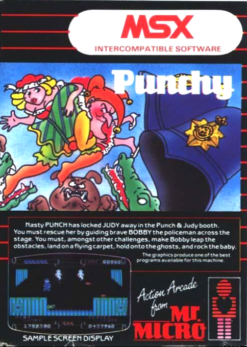 Punchy box art