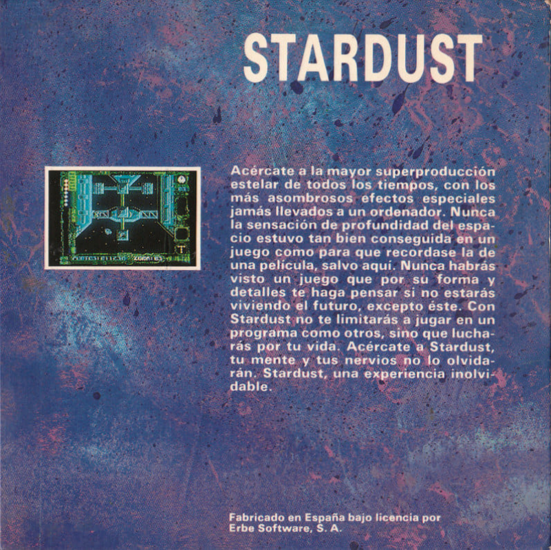 Star Dust — box-2D-back (SP)