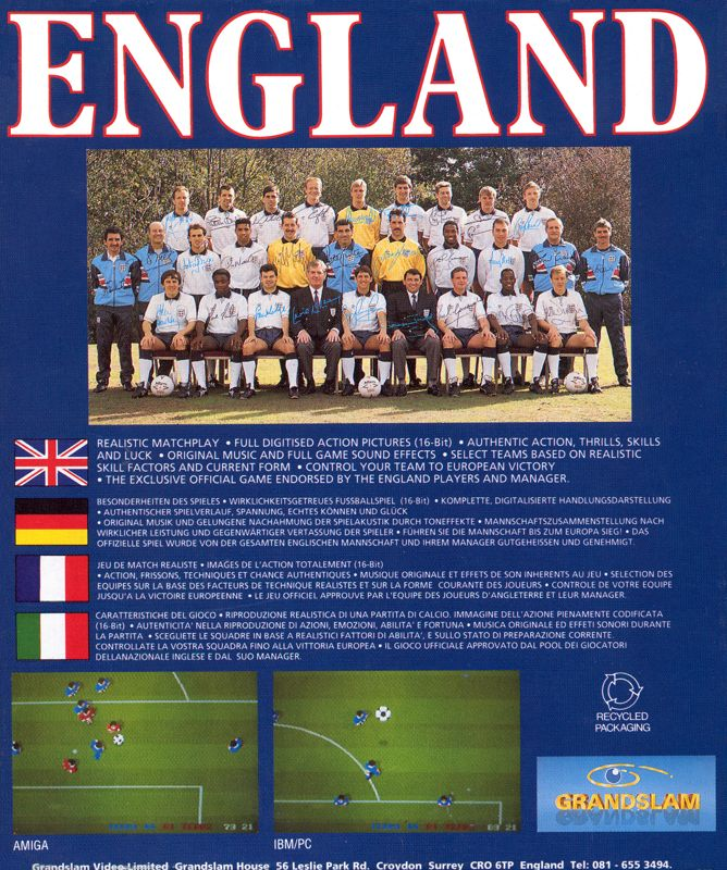 England Championship Special — box-2D-back (EU)